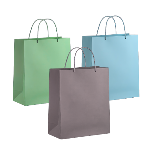 أكياس كرتونية مطبوعة Custom Paperboard Shopping Bags